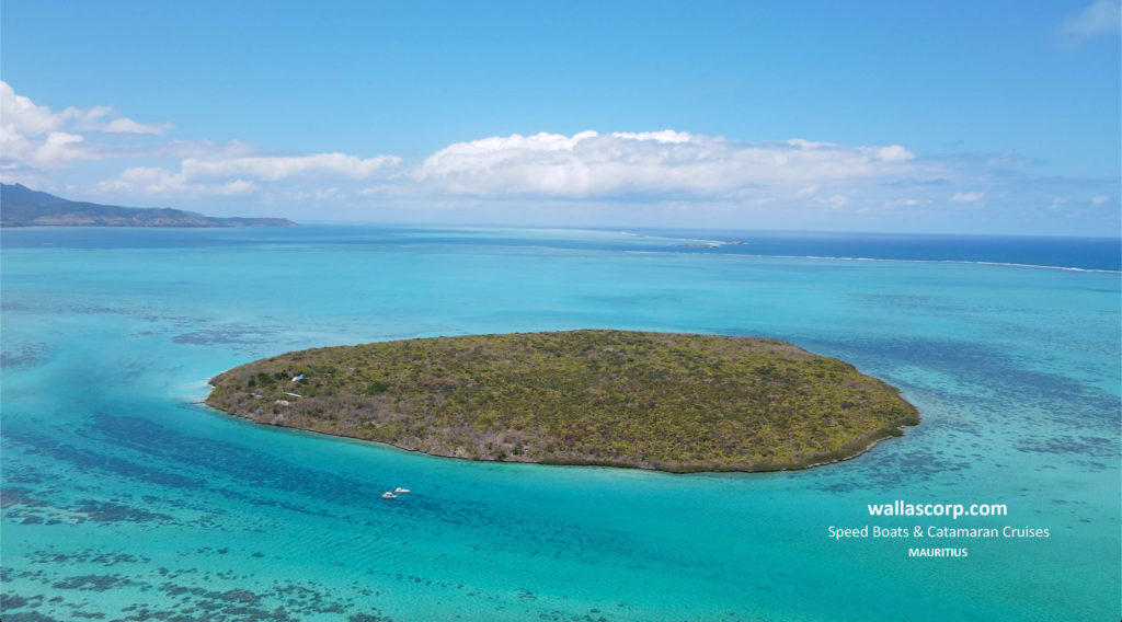 Île aux Aigrettes and its turquoise surroundings